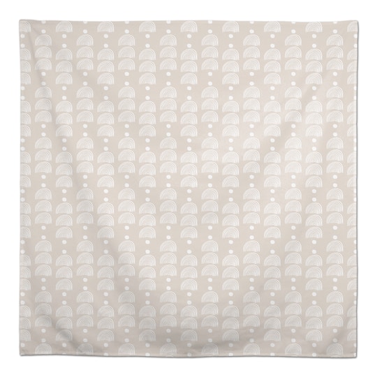 Geometric Half Circle Pattern Tablecloth